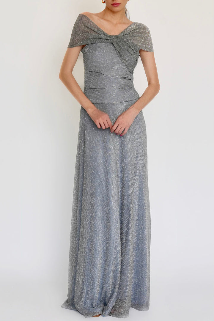 Glamour Dress silver grey