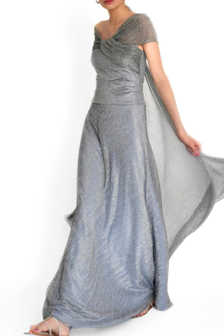 Glamour Dress silver grey