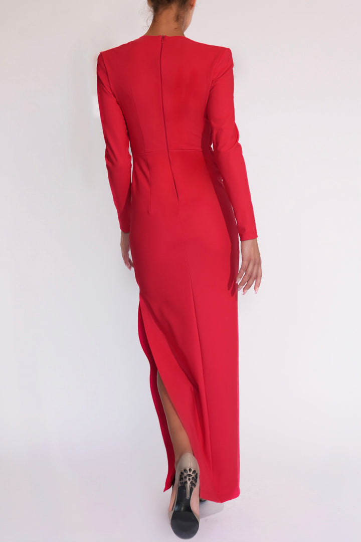 Deep Neckline Dress fire